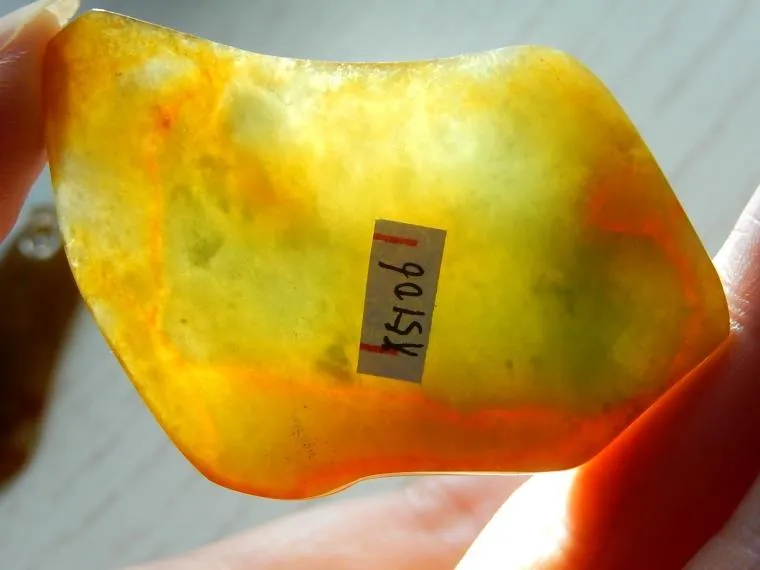 Natural Jade Rough Jadeite Raw (52g, 52X37X9mm & 53X34X10mm)