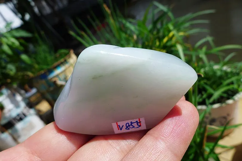 Natural Jade Rough Jadeite Raw (52g,4.5X3.2X1.25cm)