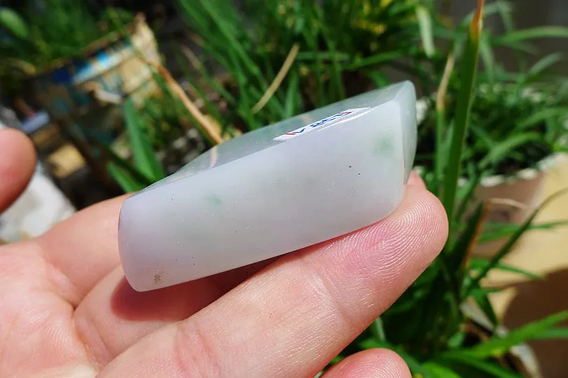 Natural Jade Rough Jadeite Raw (52g,4.5X3.2X1.25cm)