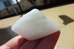 Natural Jade Rough Jadeite Raw (52g,4.5X3.2X1.25cm)