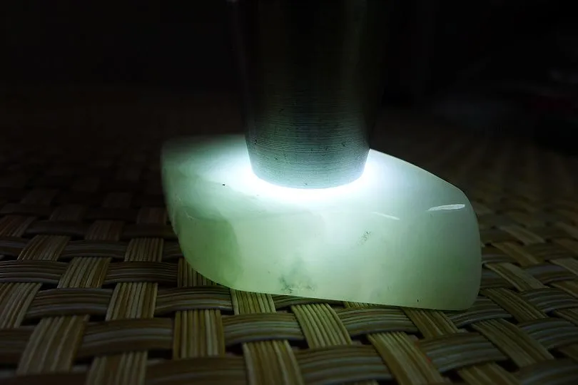Natural Jade Rough Jadeite Raw (52g,4.5X3.2X1.25cm)