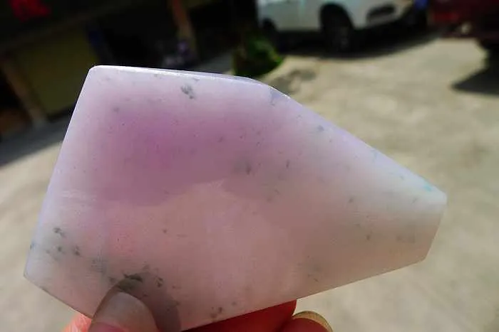 Natural Jade Rough Jadeite Raw (52g,6.2X4.2X0.9cm)