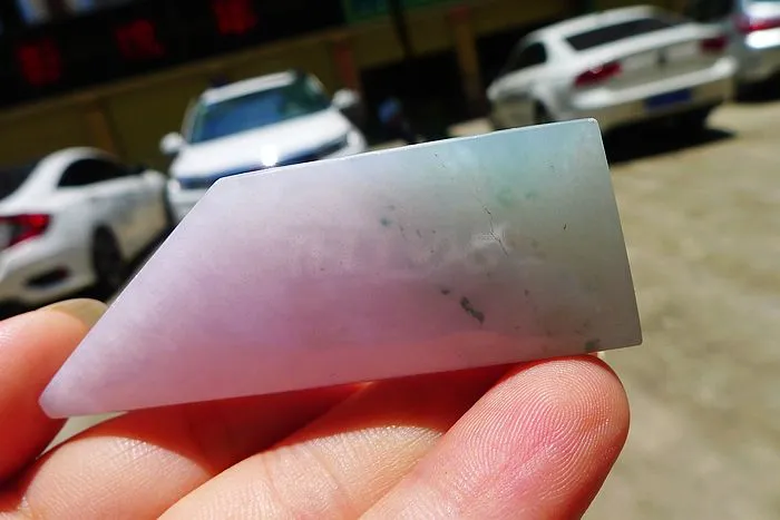 Natural Jade Rough Jadeite Raw (52g,7X2.6X1.1cm)