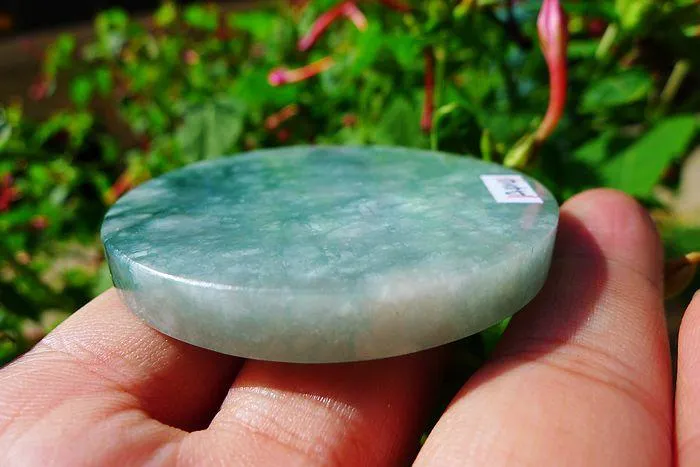 Natural Jade Rough Jadeite Raw (54g,5.5X0.6cm)