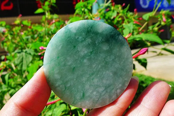 Natural Jade Rough Jadeite Raw (54g,5.5X0.6cm)