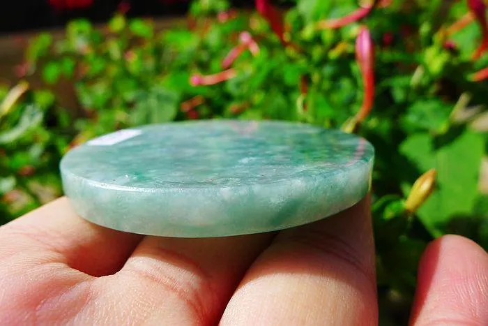 Natural Jade Rough Jadeite Raw (54g,5.5X0.6cm)