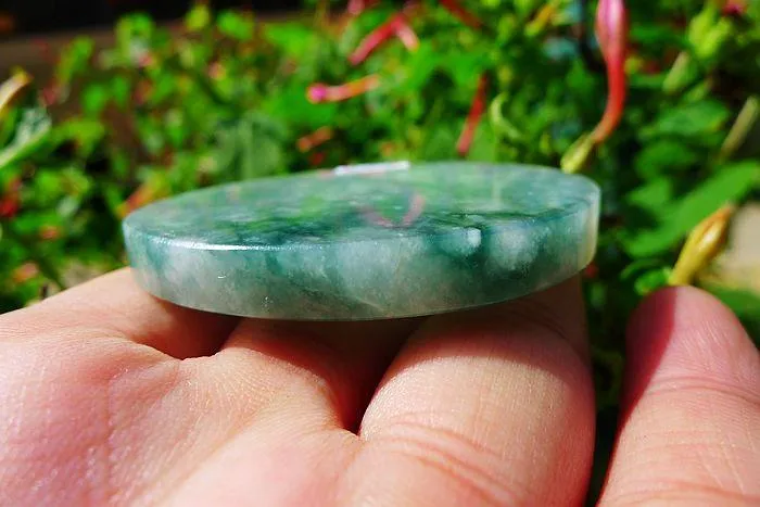 Natural Jade Rough Jadeite Raw (54g,5.5X0.6cm)