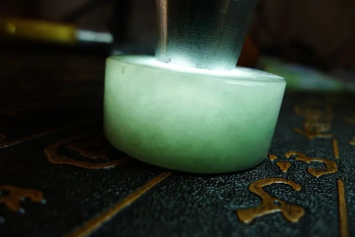 Natural Jade Rough Jadeite Raw (57g,3.7X3.7X1.55cm)