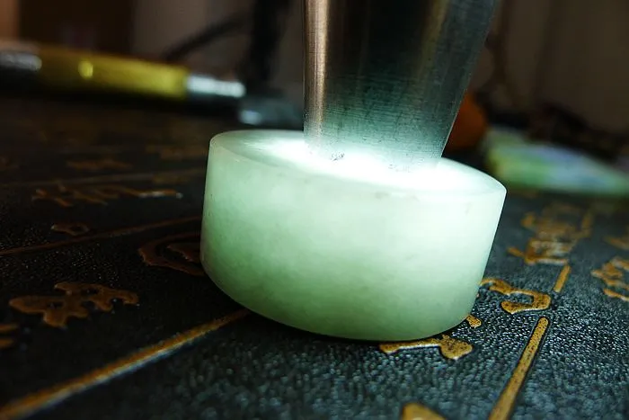 Natural Jade Rough Jadeite Raw (57g,3.7X3.7X1.55cm)