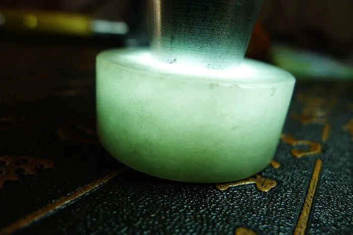 Natural Jade Rough Jadeite Raw (57g,3.7X3.7X1.55cm)