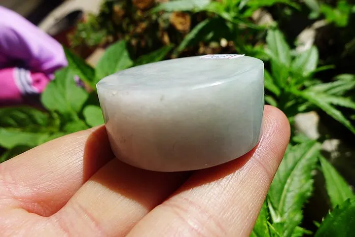 Natural Jade Rough Jadeite Raw (57g,3.7X3.7X1.55cm)