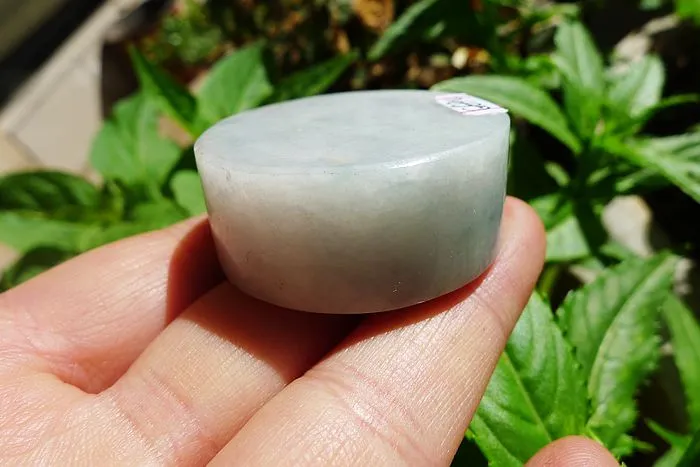 Natural Jade Rough Jadeite Raw (57g,3.7X3.7X1.55cm)