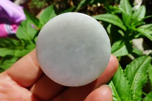 Natural Jade Rough Jadeite Raw (57g,3.7X3.7X1.55cm)