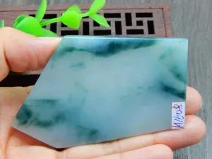 Natural Jade Rough Jadeite Raw (60g, 79X46X6.6mm)