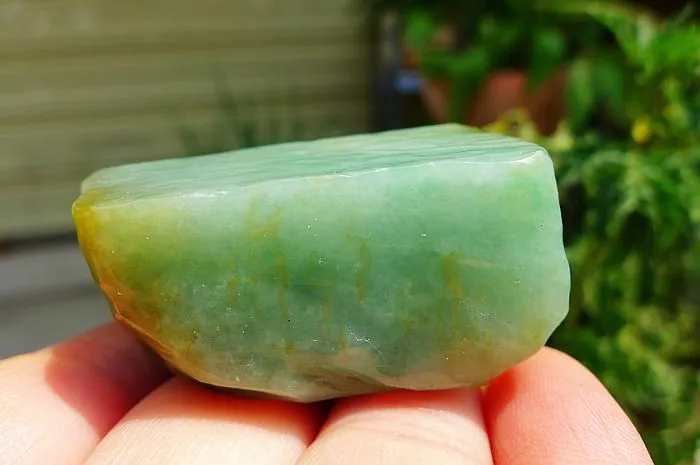 Natural Jade Rough Jadeite Raw (63g,3.9X3.6X2.3cm)