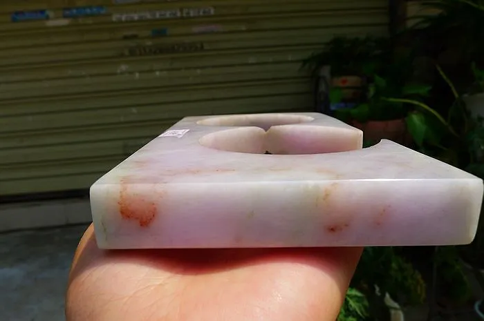 Natural Jade Rough Jadeite Raw (659g,19X10.6X1.9cm)