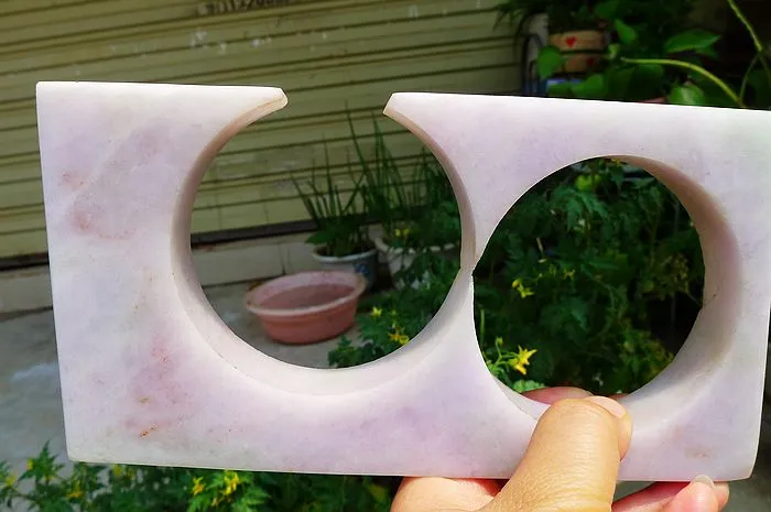 Natural Jade Rough Jadeite Raw (659g,19X10.6X1.9cm)