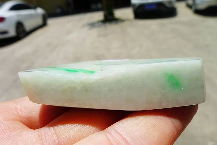 Natural Jade Rough Jadeite Raw (72g,5.8X3.8X1.5cm)