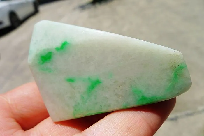 Natural Jade Rough Jadeite Raw (72g,5.8X3.8X1.5cm)