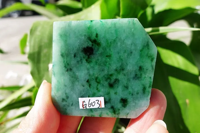 Natural Jade Rough Jadeite Raw (75g,4.7X4.6X1.3cm)