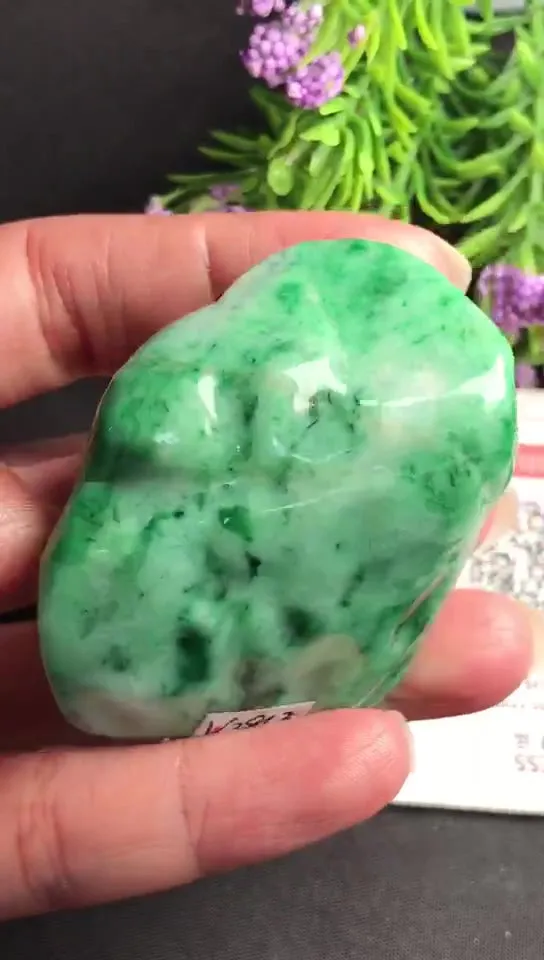 Natural Jade Rough Jadeite Raw (76g,5.0x4.1x2.3cm)-V2813