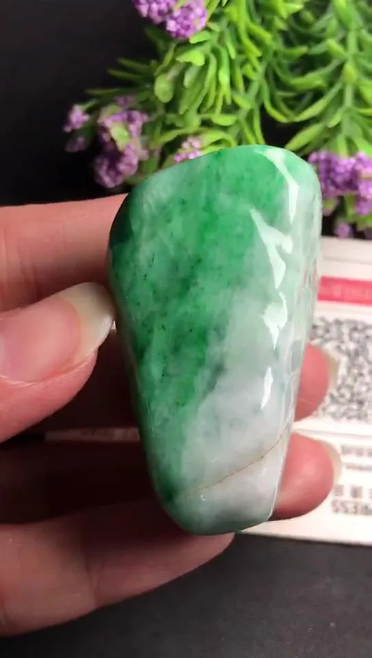 Natural Jade Rough Jadeite Raw (76g,5.0x4.1x2.3cm)-V2813