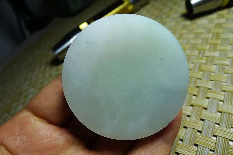 Natural Jade Rough Jadeite Raw (78g,4.8X4.8X1.25cm)
