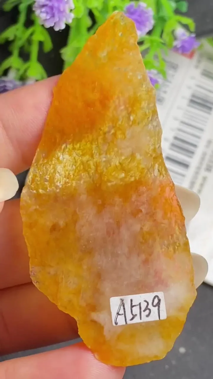 Natural Jade Rough Jadeite Raw (9.3g,67X30X3.9mm)-A5139