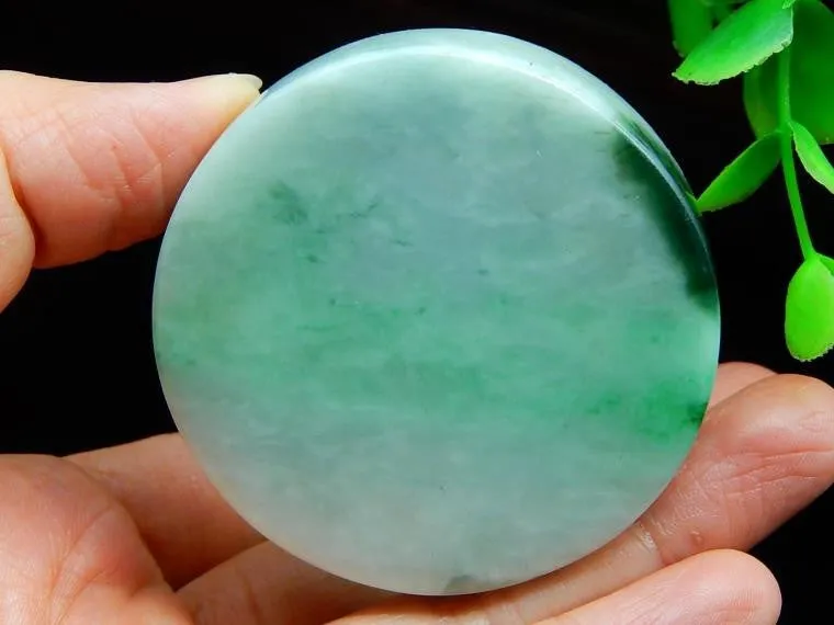 Natural Jade Rough Jadeite Raw (96g, 52X52X14mm)