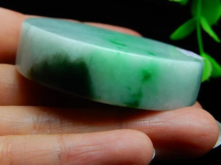 Natural Jade Rough Jadeite Raw (96g, 52X52X14mm)
