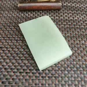 Natural Kunlun Jade Rough Nephrite Raw (110g,7.3X5X1cm)
