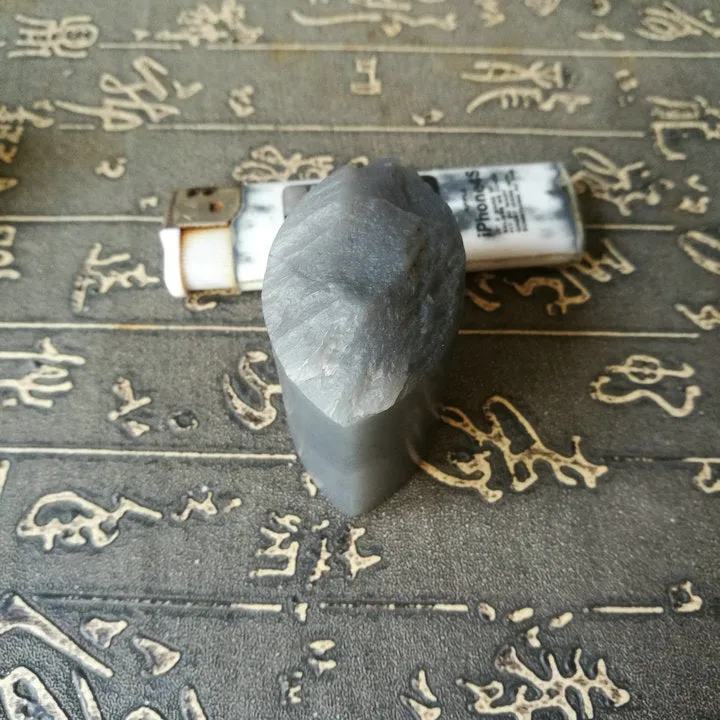 Natural Kunlun Jade Rough Nephrite Raw (122g, 4.7X4X2.9cm)