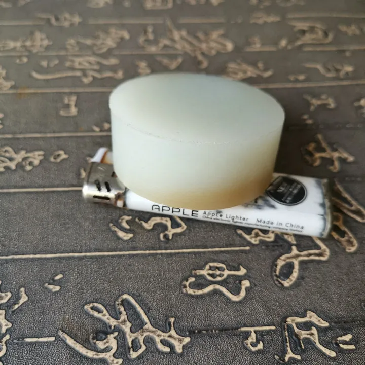 Natural Kunlun Jade Rough Nephrite Raw (158g, 5.5X5.5X2.2cm)