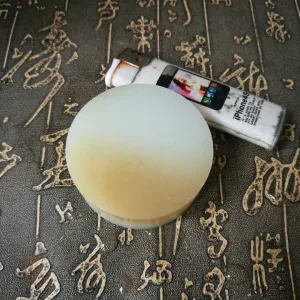 Natural Kunlun Jade Rough Nephrite Raw (158g, 5.5X5.5X2.2cm)