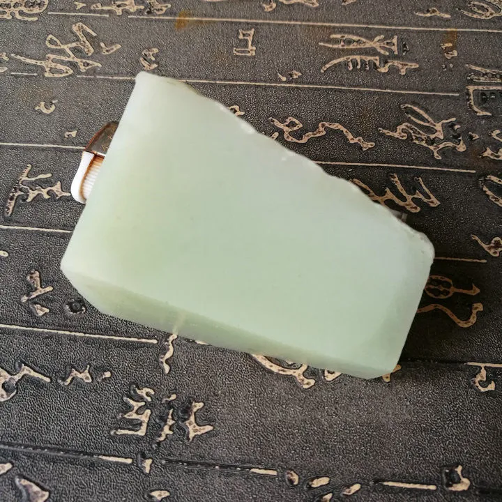 Natural Kunlun Jade Rough Nephrite Raw (159g, 6.5X4X1.8cm)
