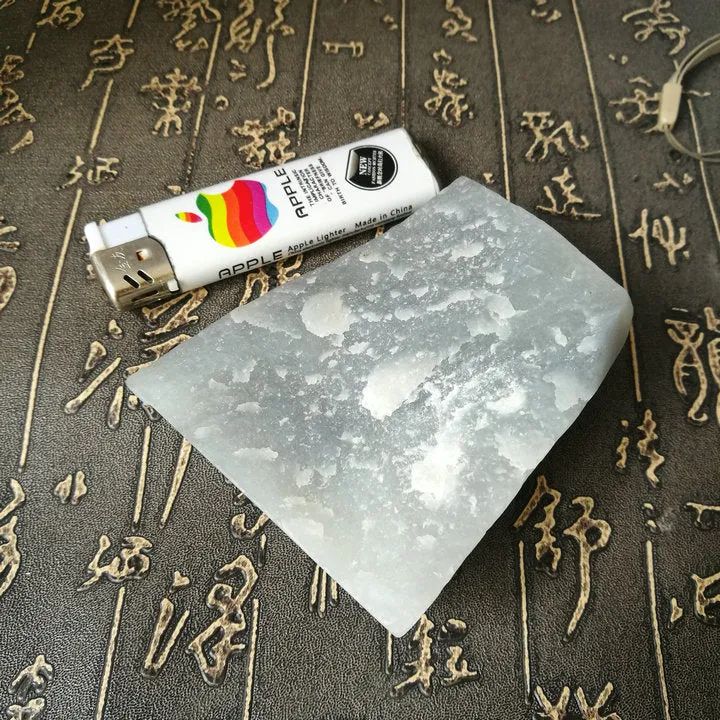 Natural Kunlun Jade Rough Nephrite Raw (327g, 7.5X7X3cm)