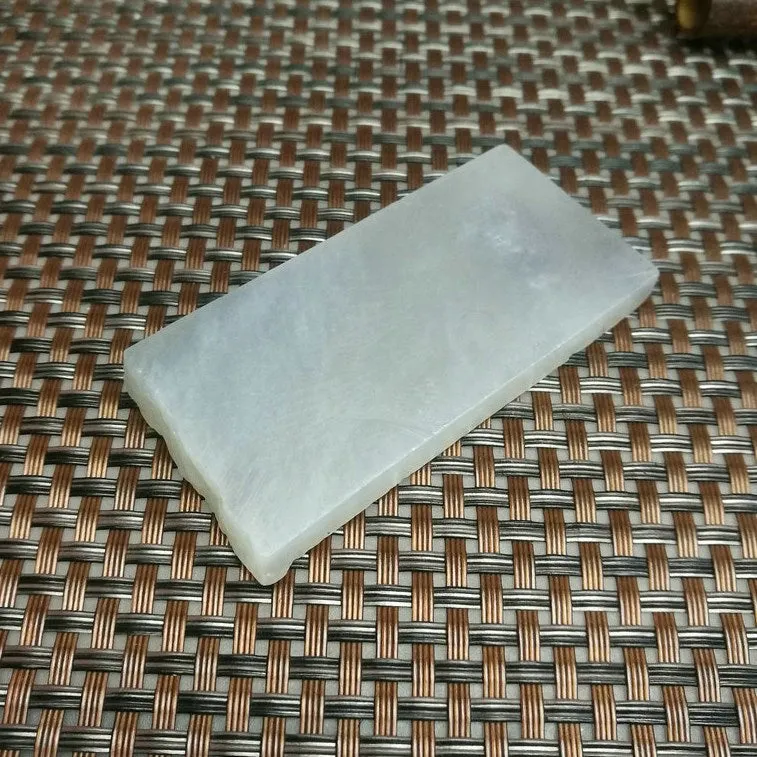 Natural Kunlun Jade Rough Nephrite Raw (46g,6.5X3X0.7cm)