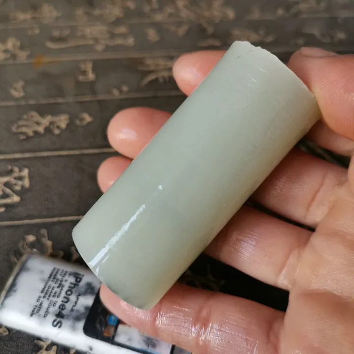 Natural Kunlun Jade Rough Nephrite Raw (66g, 6X2.7X1.6cm)