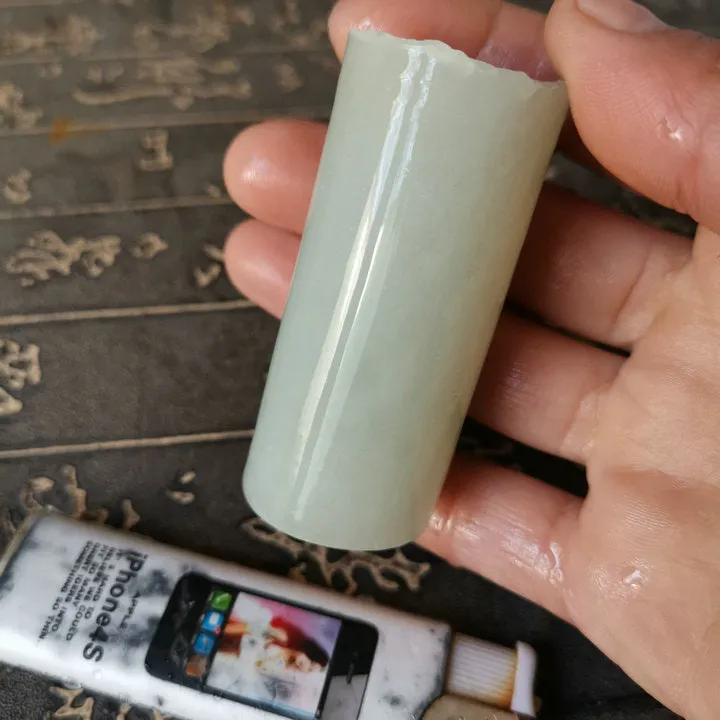Natural Kunlun Jade Rough Nephrite Raw (66g, 6X2.7X1.6cm)