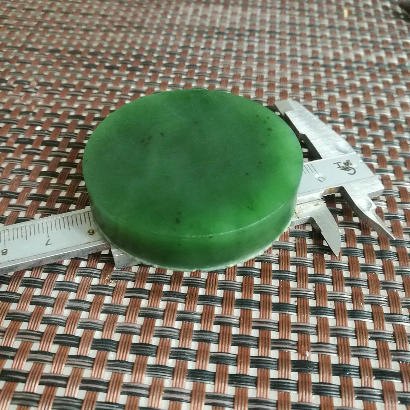 Natural Kunlun Jade Rough Nephrite Raw (69g, 5X1.1cm)
