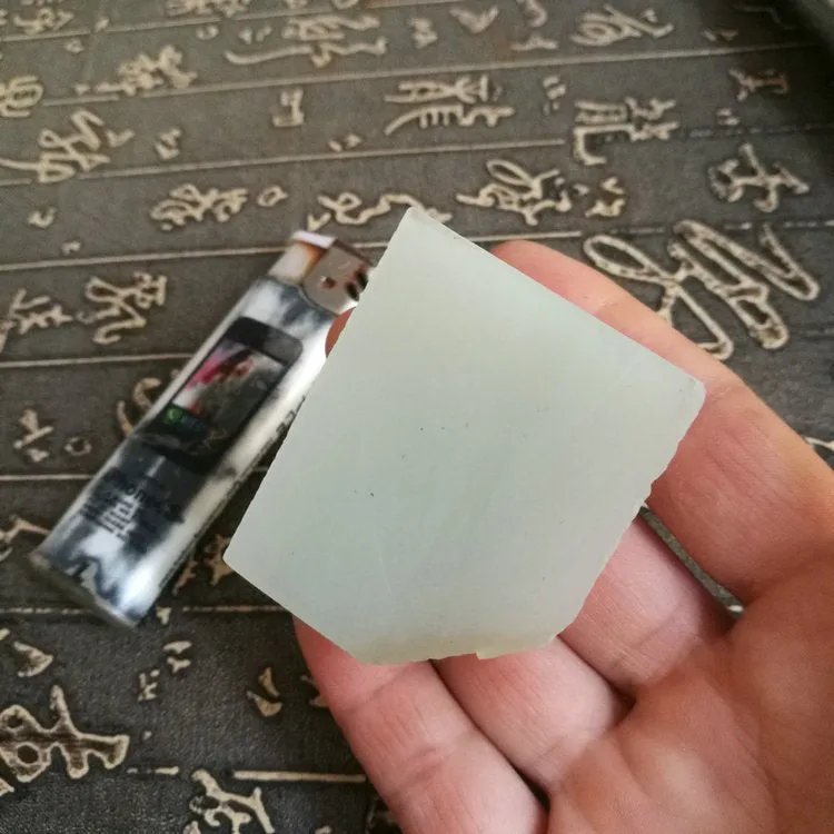 Natural Kunlun Jade Rough Nephrite Raw (71g, 5X4.2X1.5cm)