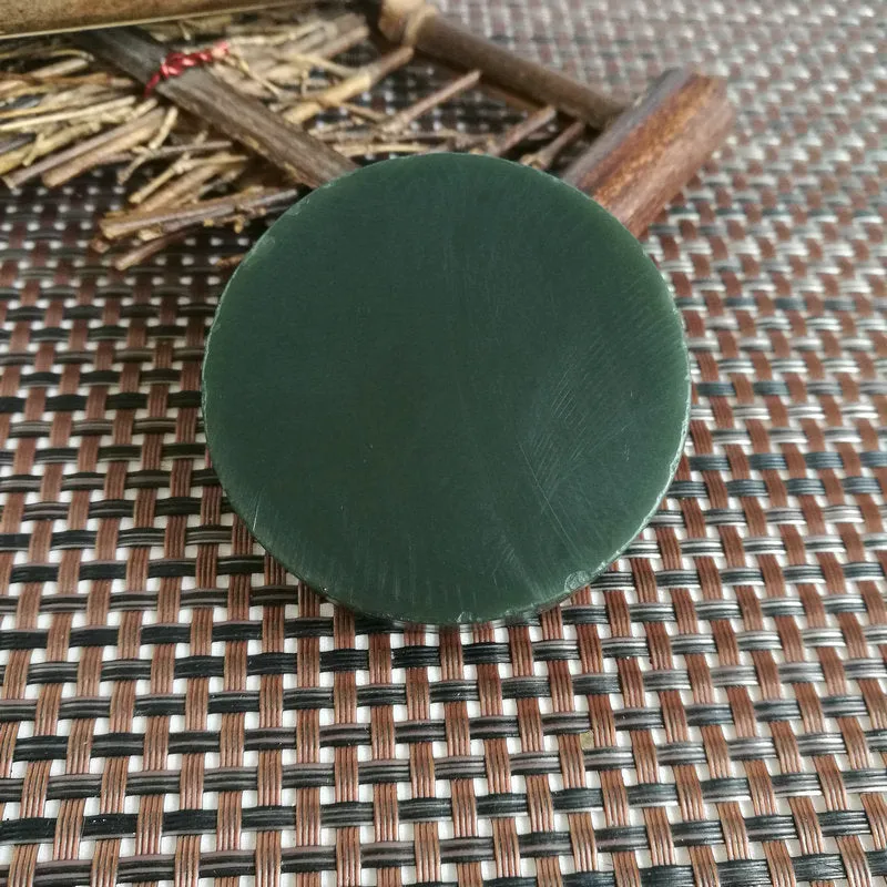 Natural Kunlun Jade Rough Nephrite Raw (86g,5.5X1.2cm)