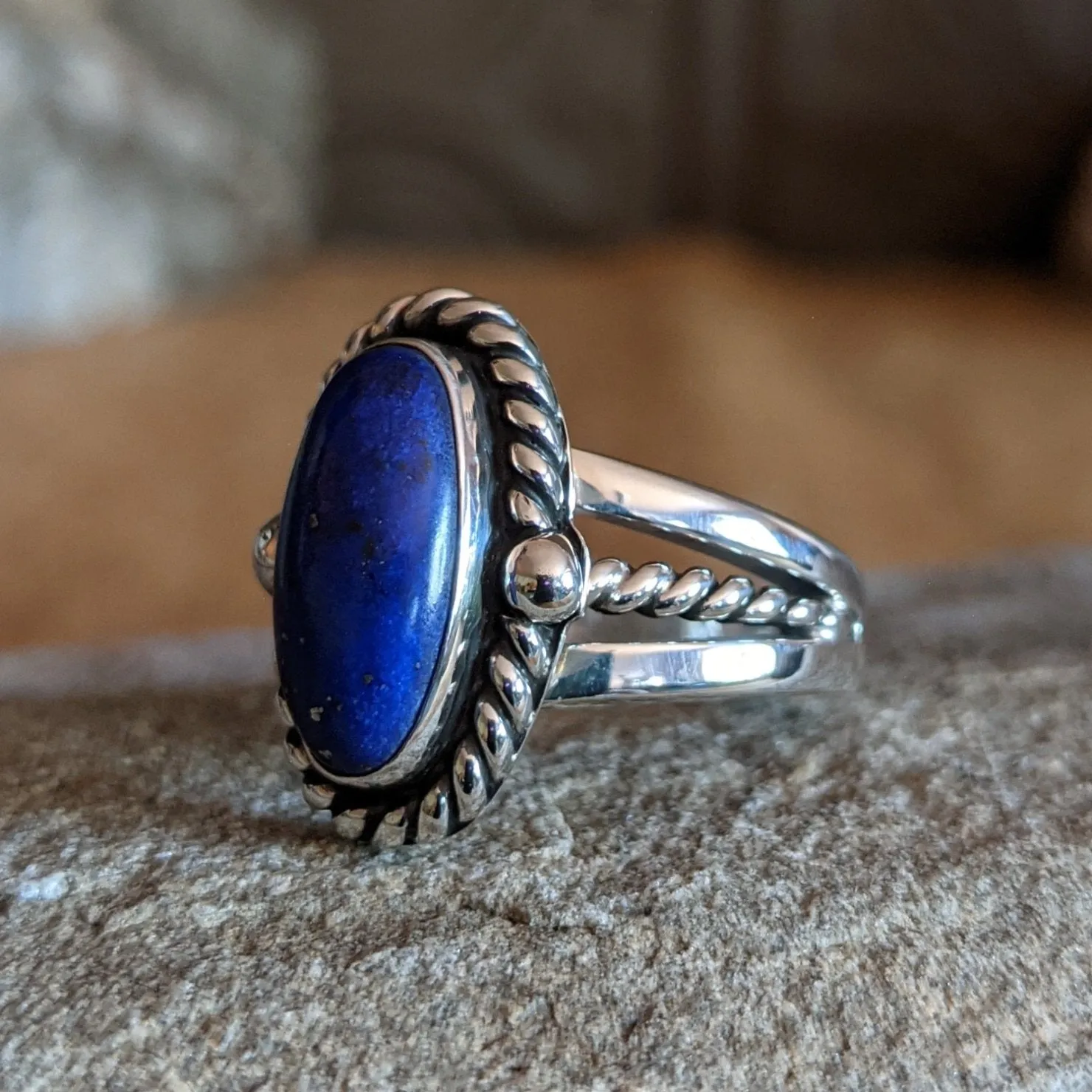 Navajo Made Lapis Ring SWSG-RNG-0005