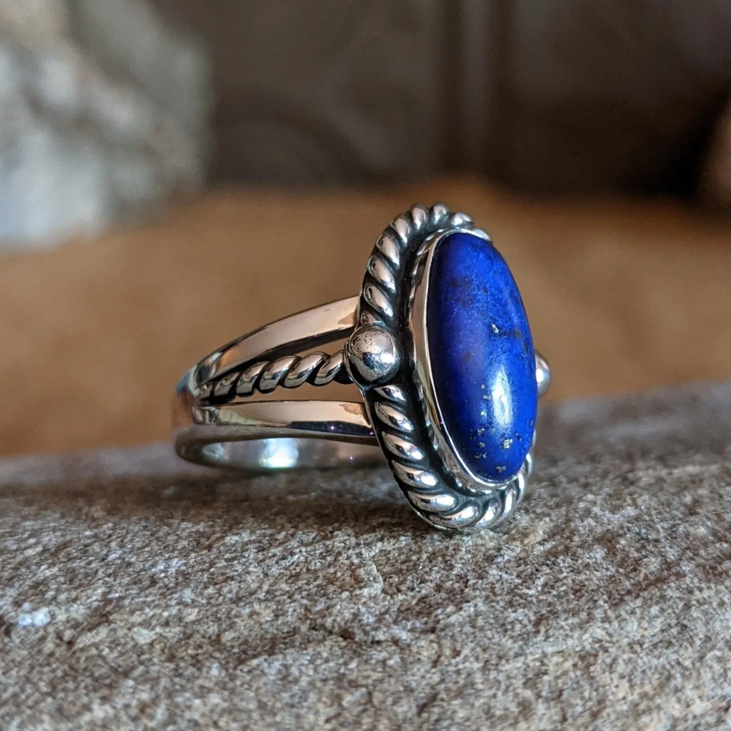 Navajo Made Lapis Ring SWSG-RNG-0005