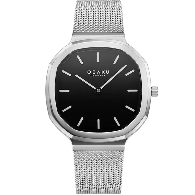 Obaku Oktant Lille Steel 32mm Watch - V253LXCBMC