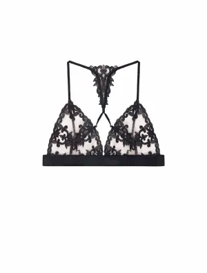 Onyx Boudoir Bra