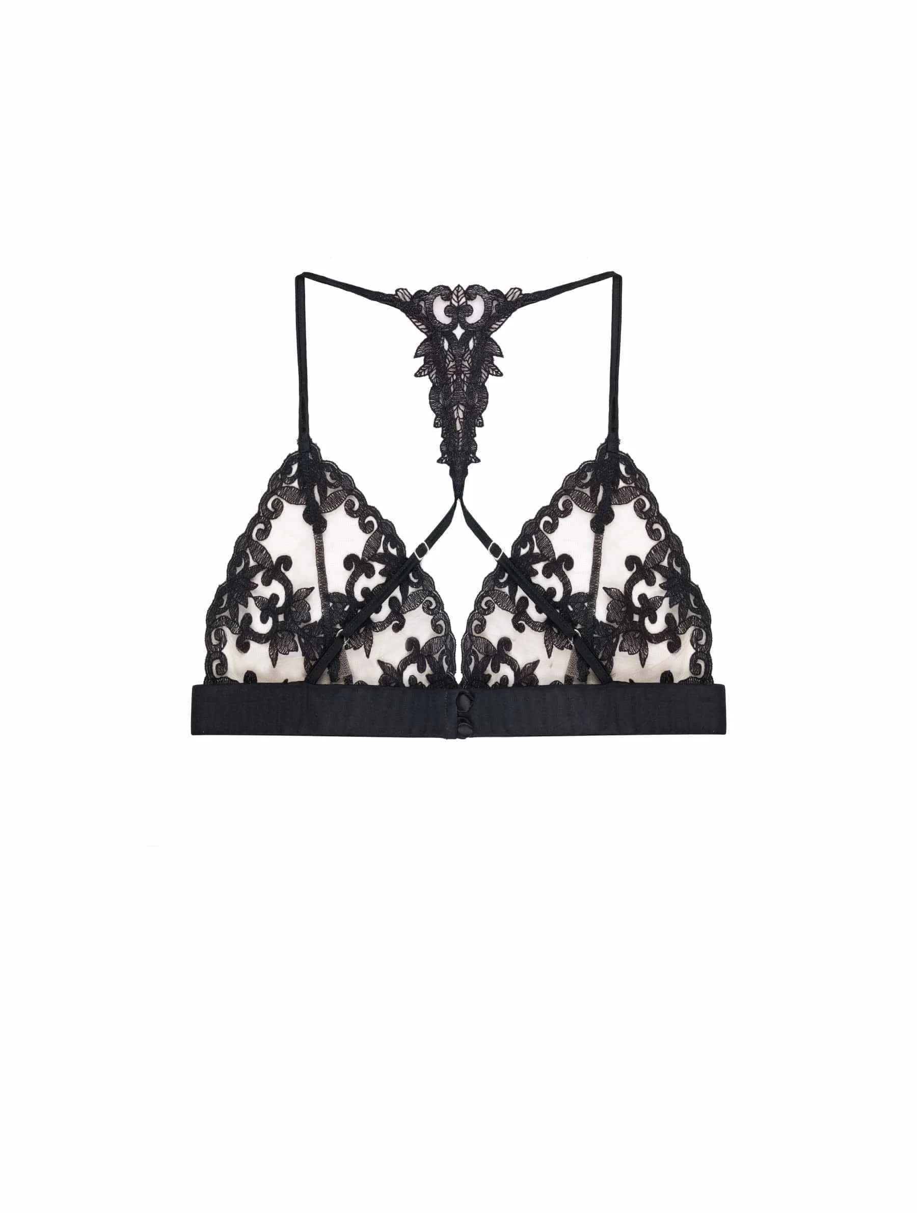 Onyx Boudoir Bra