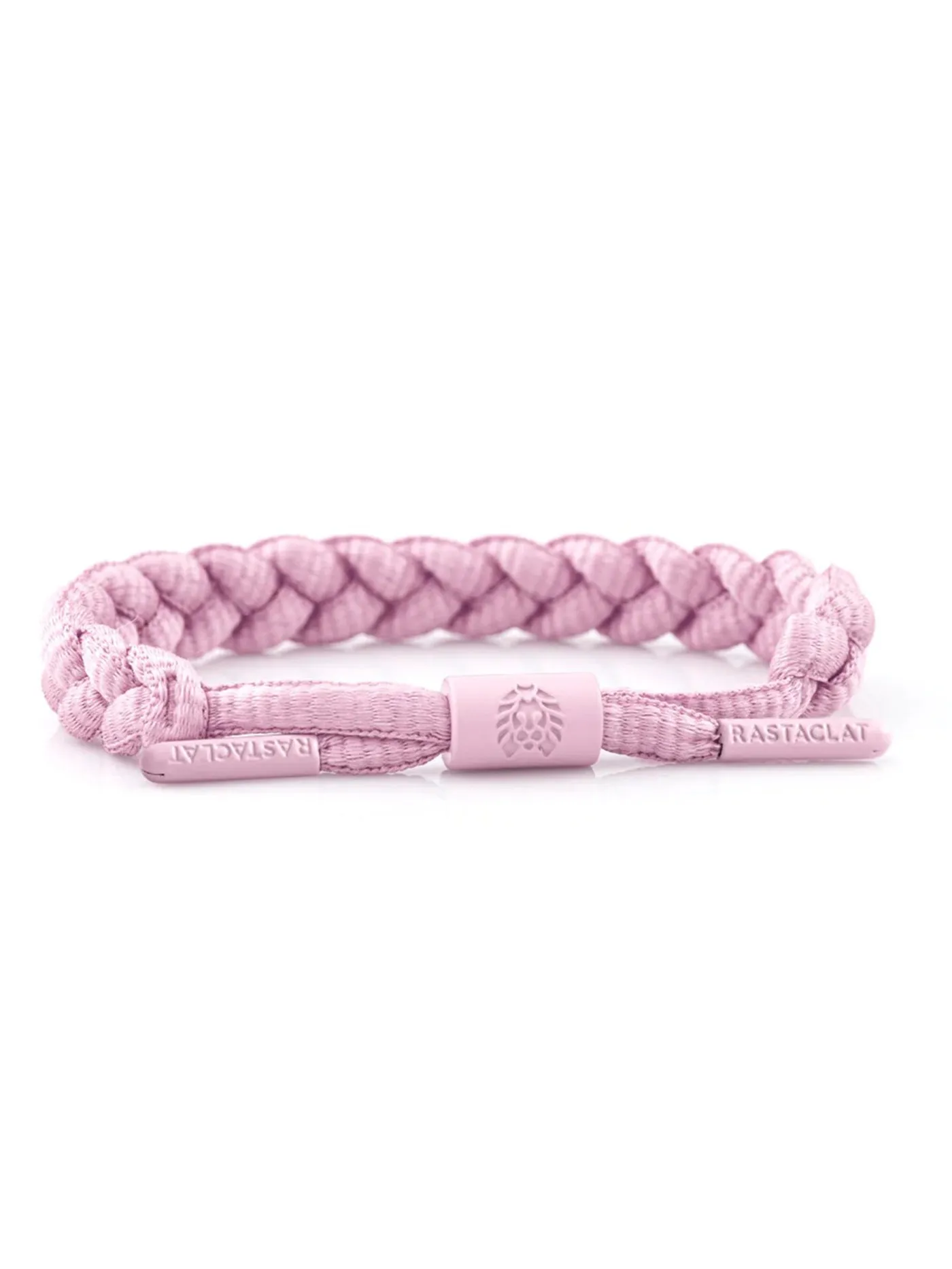 Onyx Solid Pink Braided Bracelet