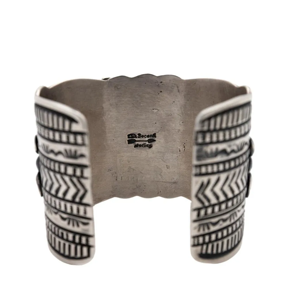 Onyx Sterling Silver Cuff
