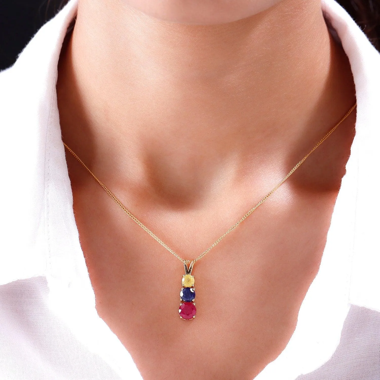 Past Pendant Future Pendant Necklace , 925 Sterling Silver , Gemstone Pendant , Three Stone Pendant , Keepsake jewelry , Gift for her